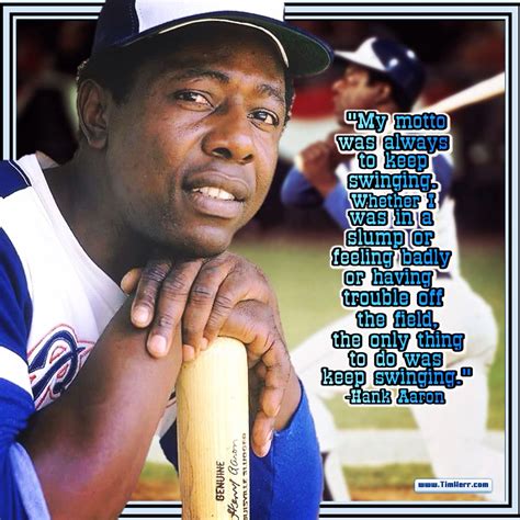 quotes about hank aaron.